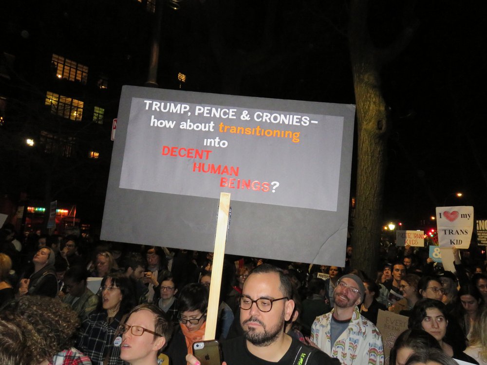 aab701861img_0266-jpg.jpeg At the rally for transgender rights outside Stonewall, February 23, 2017 (David Brand / Gothamist)