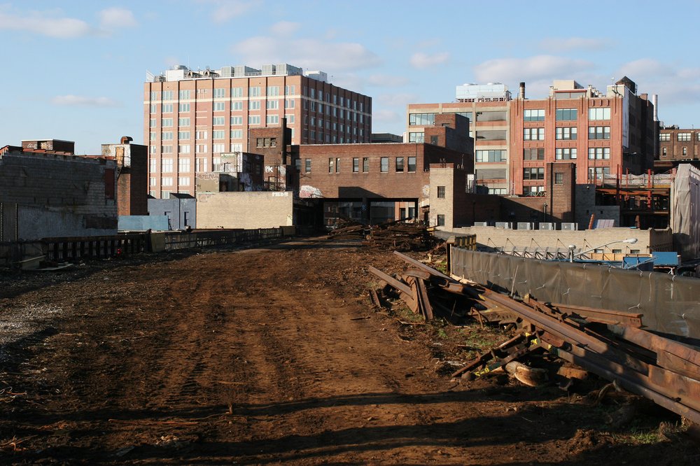 b1ba045072006d-jpg.jpeg 2006: construction had already began on the new park, which would open in 2009- the first stages involved digging up the line to the bedrock- some of the track and soil would later be returned to make parts of the park. (Jake Dobkin)