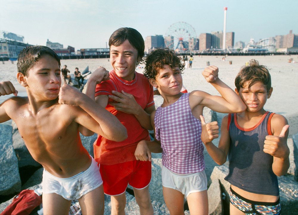 b4554b2fd48-group-of-boys-final-small_nyc-parks-jpg.jpeg Paul Hosefros, Group of Boys, Coney Island, Brooklyn, 1978, NYC Parks Photo Archive