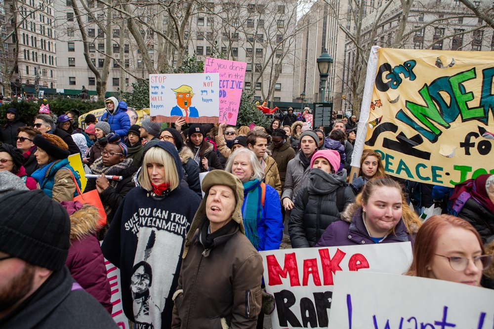 At Foley Square (<a href="https://www.gretchenrobinette.com/">Gretchen Robinette</a> / Gothamist)