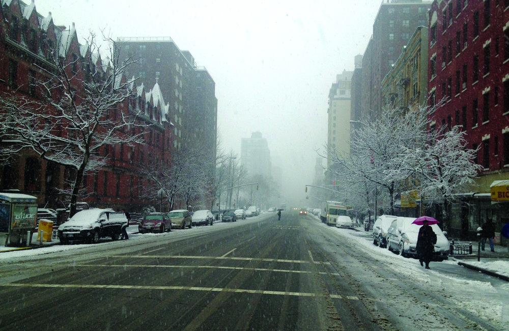 Amsterdam and 104th Street, looking south, by Mike Rockowitz