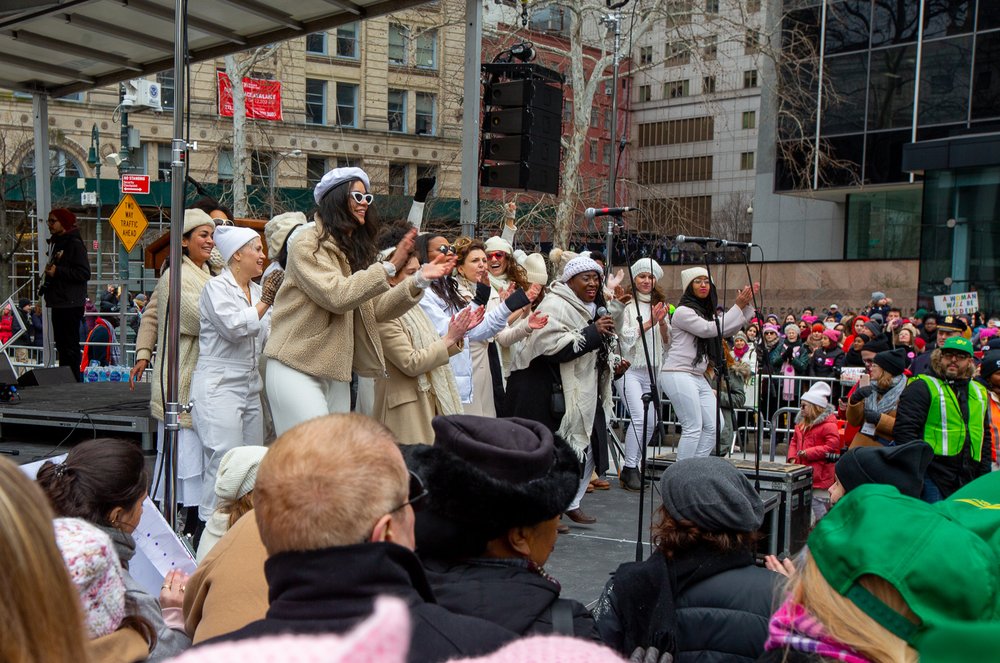 At Foley Square (<a href="https://www.gretchenrobinette.com/">Gretchen Robinette</a> / Gothamist)