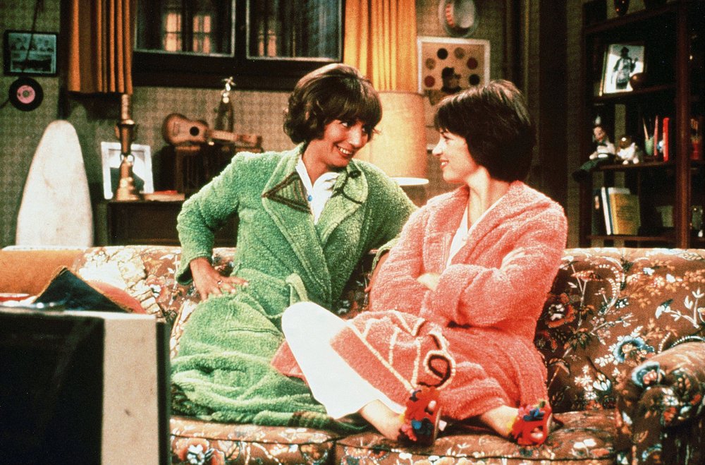 bed743c64shutterstock_5882103f-jpg.jpeg Laverne and Shirley, Penny Marshall, Cindy Williams. 1970s.<br/>