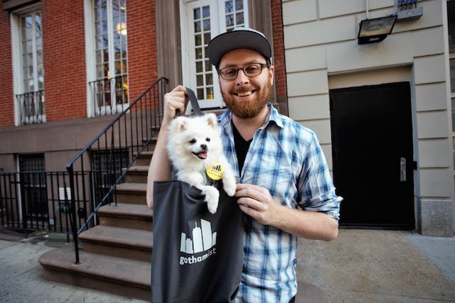 benanddog.jpg Author Ben Yakas and the dog.
