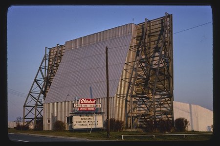 Stardust Drive-in Theater, Route 9 NY, 1978.