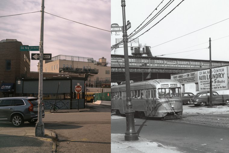 Corner of Church Avenue and Old New Utrecht Road