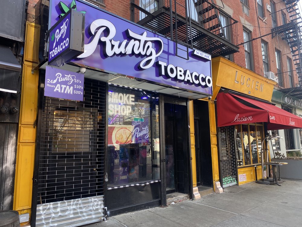 Runtz Tobacco on 1st Avenue has received a public nuisance complaint for allegedly selling marijuana without a license.