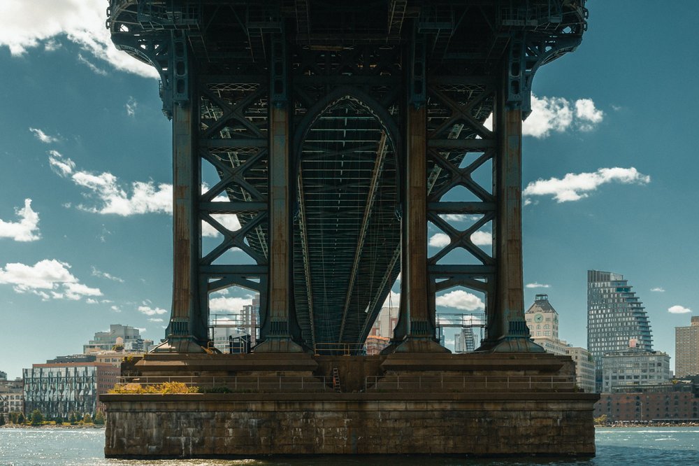 under the Brooklyn Bridge