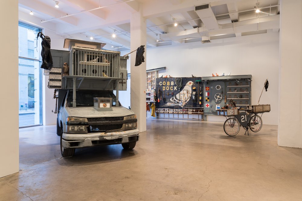 c29031e592017-10-02-duke-riley-09_small-jpg.jpeg Duke Riley's "Now Those Days Are Gone," inside Magnan Metz gallery (courtesy of Magnan Metz)