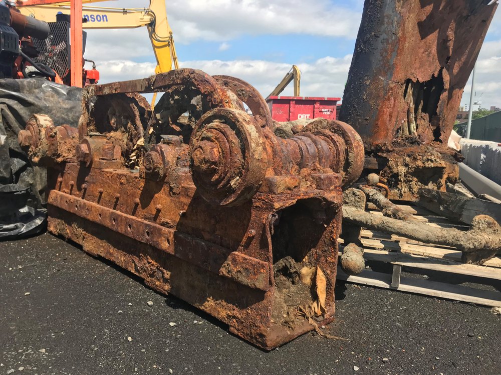 c568f2577gowanus4-jpg.jpeg Remnants of a gantry truck used to move coal in the late 1800s.<br/>