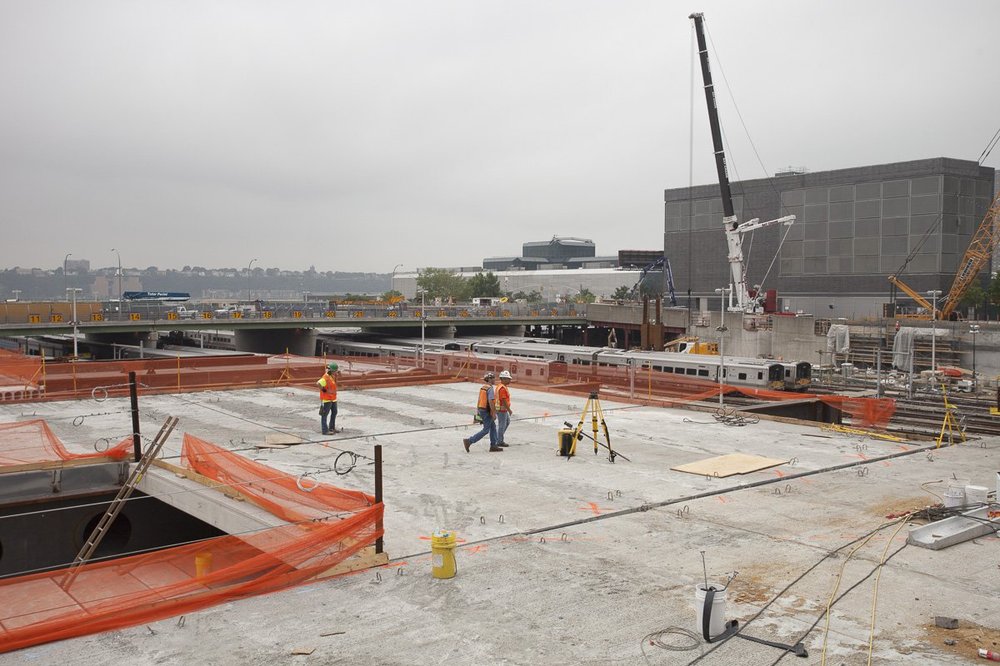 Let's turn West.  This is looking towards the West Yards, over some of the Public Square, towards an area that will have a hotel.<br/>