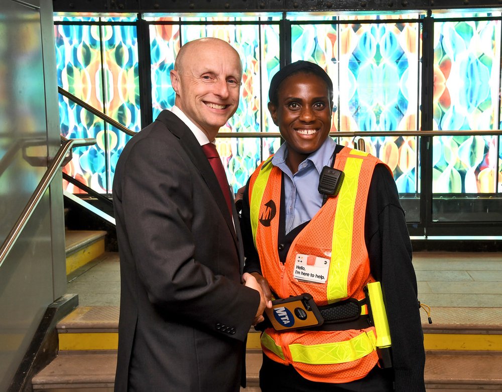 c8a91b8bb42057255205_842e55d48f_b-jpg.jpeg NYC Transit President Andy Byford at the reopening<br>(Marc A. Hermann / MTA New York City Transit)