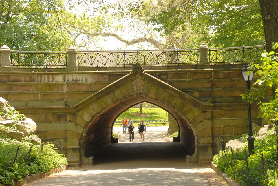 Greywacke Arch, present day. (Courtesy of the Central Park Conservancy)