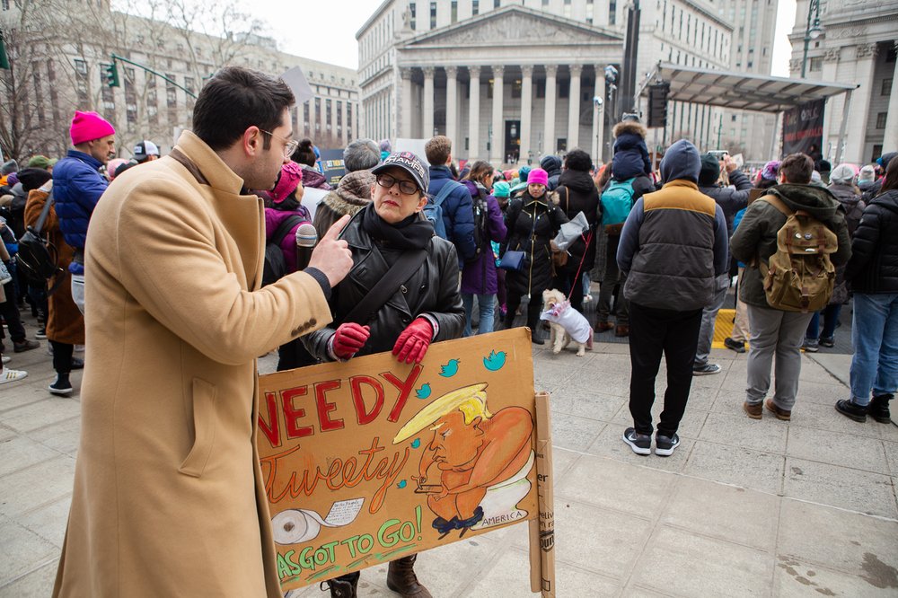 At Foley Square (<a href="https://www.gretchenrobinette.com/">Gretchen Robinette</a> / Gothamist)