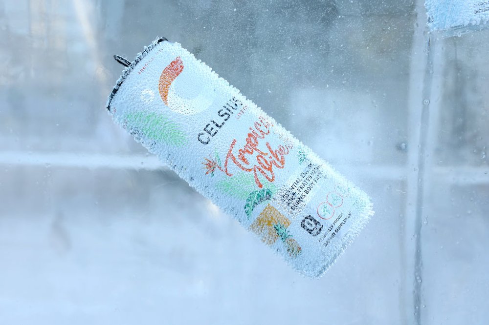 a Celsius energy drink