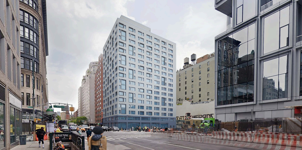 Under the mayor’s proposal an 18-story building could be built in Chelsea if 20% of the space was reserved for affordable apartments.