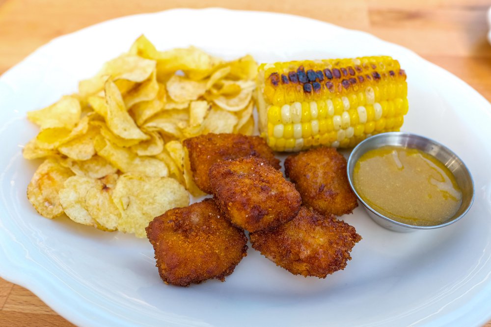 Cozy Royale Chicken Nuggets, from the Kid's Menu ($12)