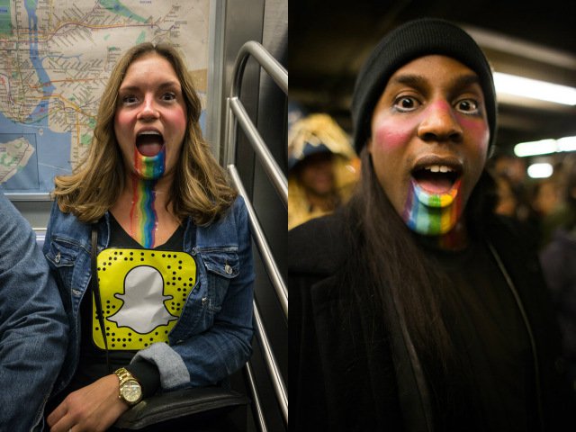 d0687a4f3102617costume2-jpg.jpeg All you need for your Snapchat costume is rainbow paint for your mouth and a tolerance for tiny flies making nests inside your gums.