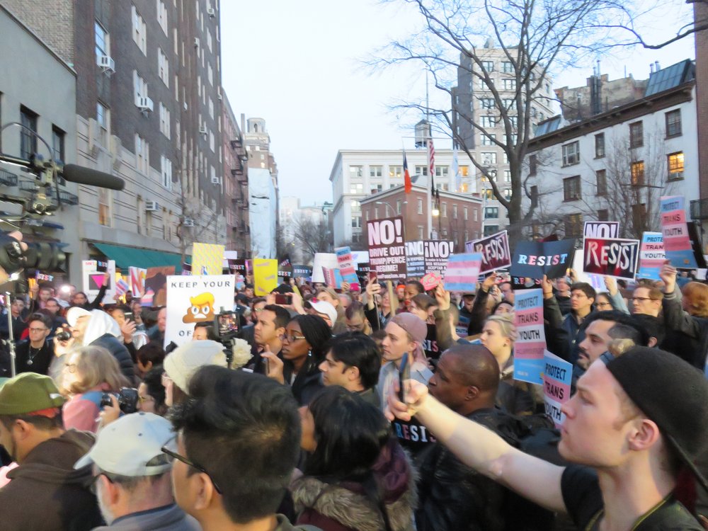d9e5c71a3img_0198-jpg.jpeg At the rally for transgender rights outside Stonewall, February 23, 2017 (David Brand / Gothamist)