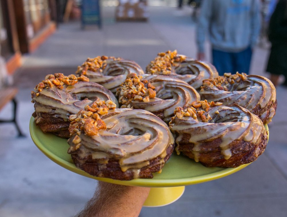 Salted Caramel Apple Cruller ($4 each)