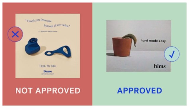 Dame Products contends that the MTA has unfairly banned their vibrator ads, even as they allow explicit campaigns for erectile dysfunction, breast augmentation, and similarly sexual themes.