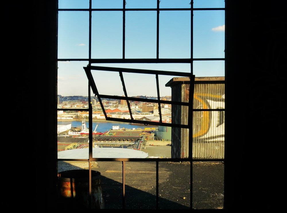 From the Red Hook Grain Elevator (Hannah Frishberg)<br/>
