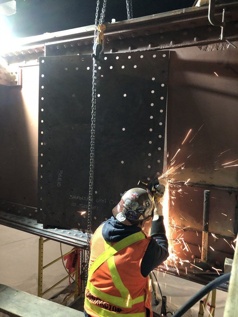 db7dbb54442240259954_03d414f788_b-jpg.jpeg Before photograph of the stations: MTA New York City Transit announced that the 30 Av and 36 Av stations on the Astoria Line reopened for service on June 22, 2018, following successful on-time repairs and improvements that restored and modernized the century-old stations for thousands of customers who use the N/W lines. Here, a worker performs repair work on a track girder.<br>(Marc A. Hermann / MTA New York City Transit)