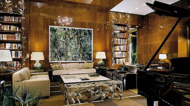 The library inside the Ty Warner Penthouse, located at the Four Seasons Hotel. (The Four Seasons)