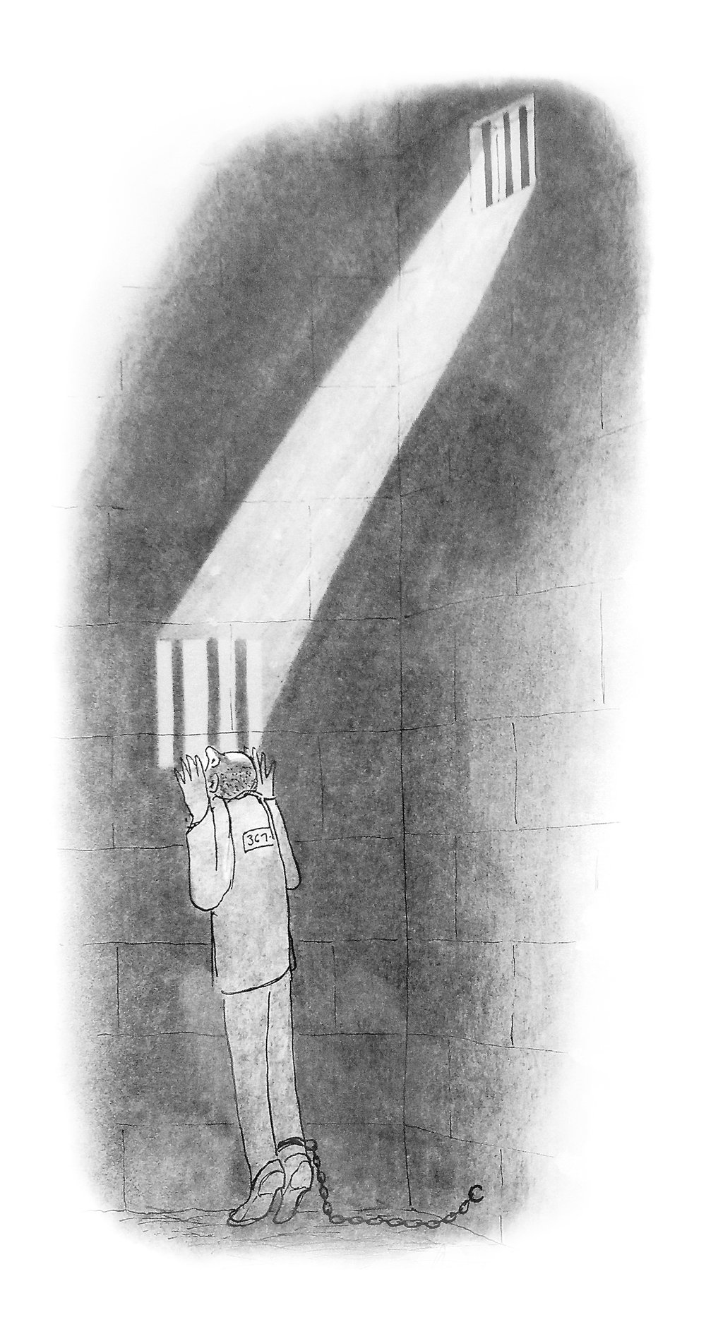 dd1f656bb_prisonercelltif_jas-jpg.jpeg Mort Gerberg, prisoner's cell, cartoon for the Saturday Review, February 1969<br/>