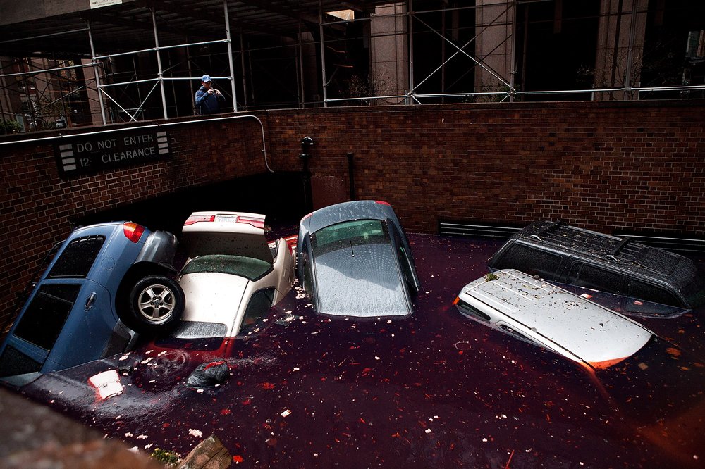 dddb145eagettyimages-154993324-jpg.jpeg Cars floating in a flooded subterranean basement following Hurricane Sandy on October 30, 2012 in the Financial District. <br/>