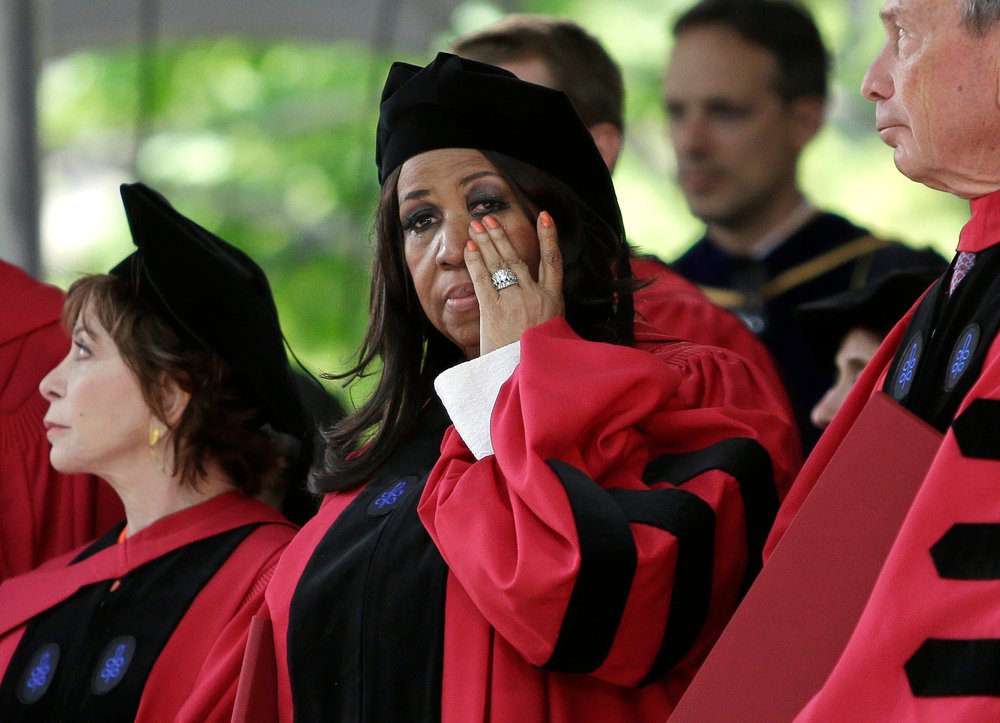 e5197e473shutterstock_5957850s-jpg.jpeg At the Harvard University commencement in 2014; Mayor Michael Bloomberg is to the right (Steven Senne/AP/Shutterstock)