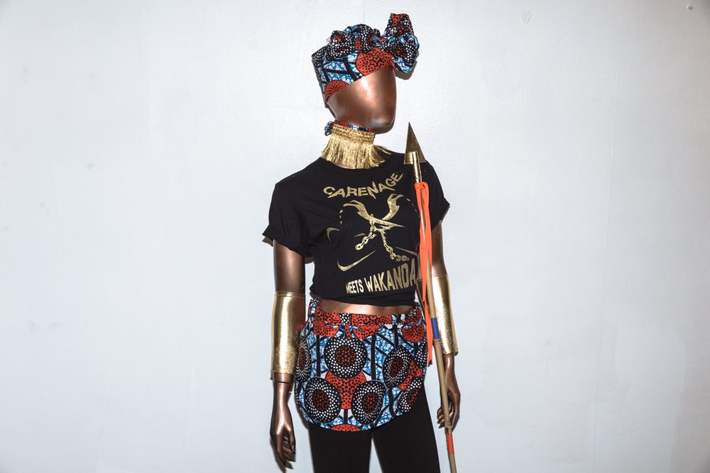 This year, Mas band Carenage has opted to blend traditional Caribbean styles with the 'Black Panther'-inspired theme of Wakanda.