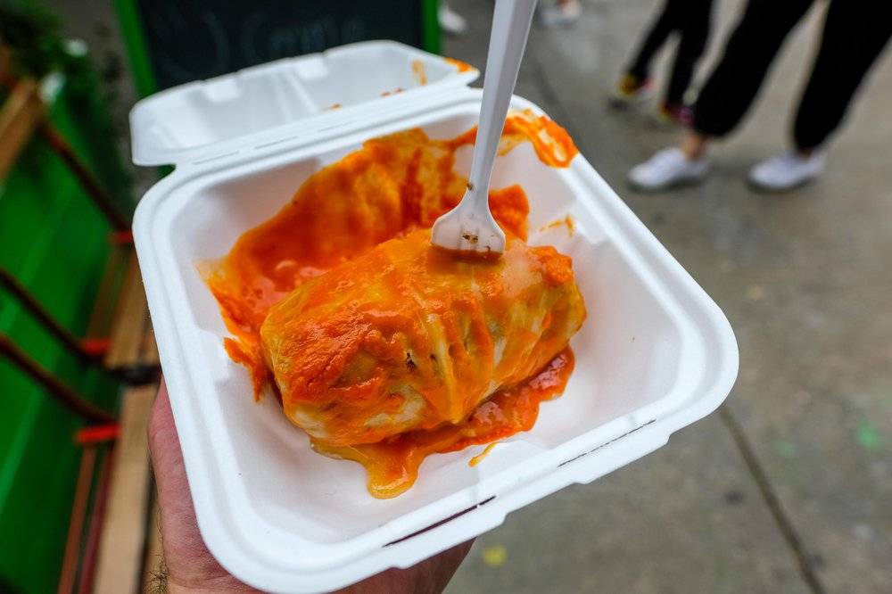 Meat Stuffed Cabbage ($3.50)