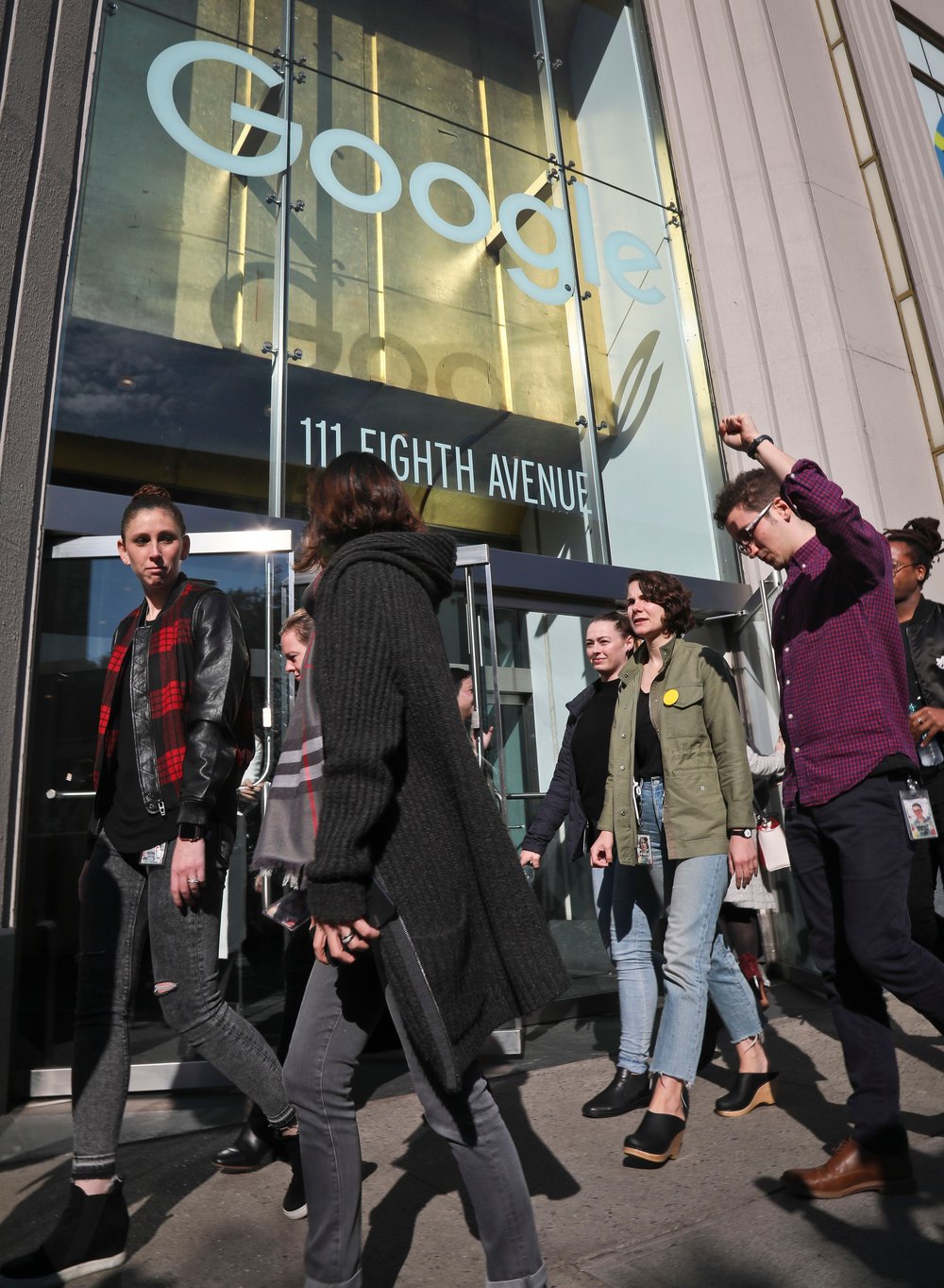 fa778d18eshutterstock_9955220a-jpg.jpeg Employees leave Google in New York. (Bebeto Matthews/AP/Shutterstock)