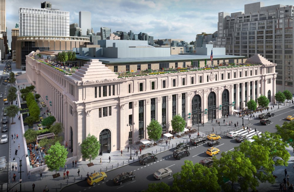 Farley Post Office Building The exterior of the building