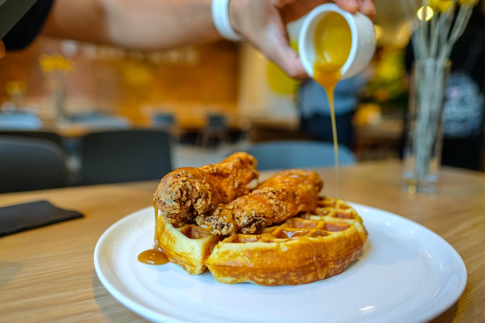 Chicken and Waffles ($16)