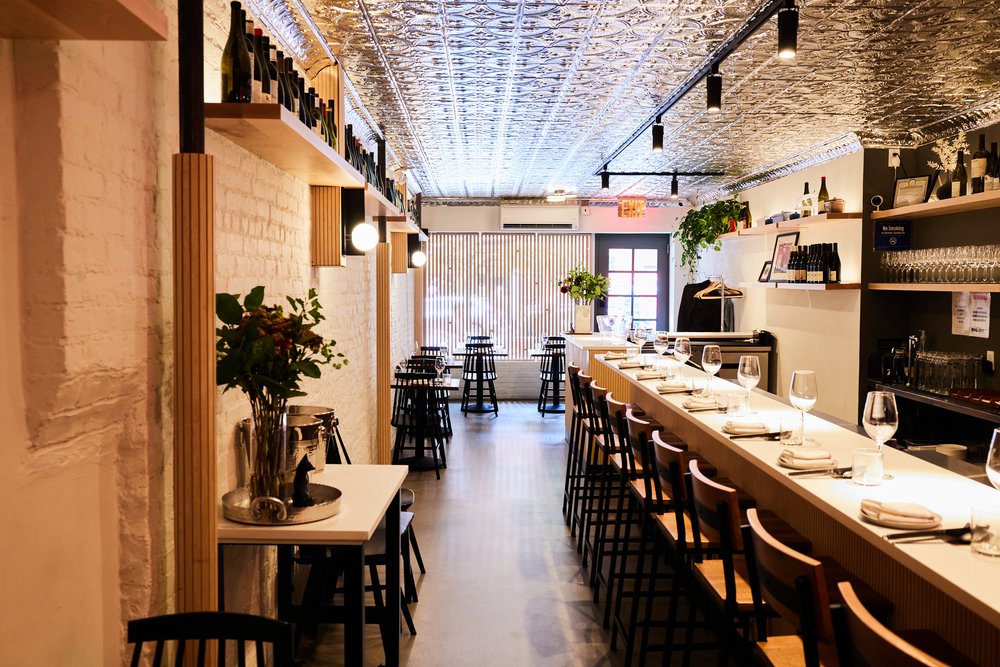 The interior of a restaurant