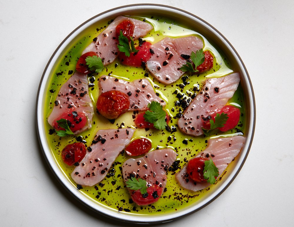 A close-up of a dish