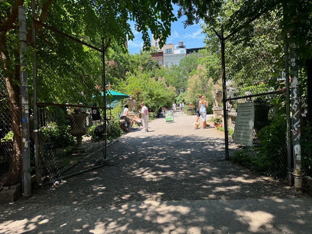 Elizabeth Street Garden in Little Italy.