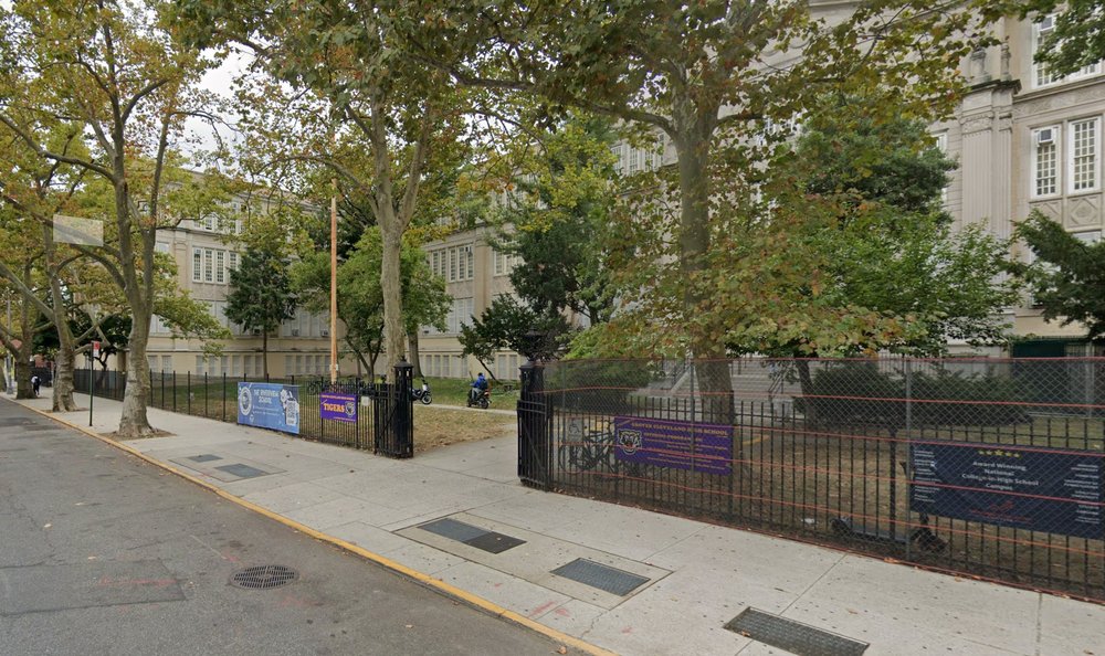 Grover Cleveland High School in Ridewood, Queens.