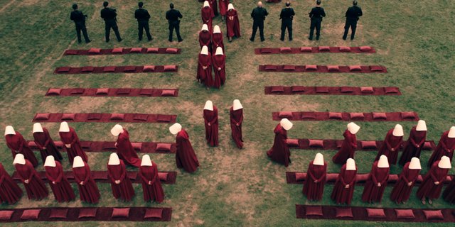 The Handmaid's Tale, an adaptation of Margaret Atwood's novel, has been airing in tandem with the passing of more restrictive abortion legislation.