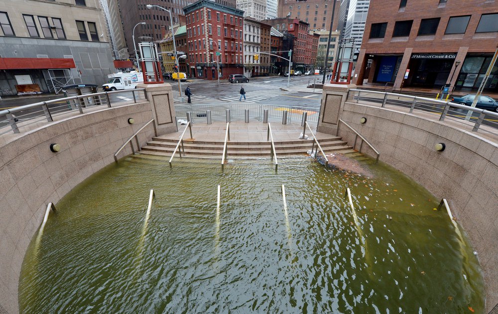 Water Street after Hurricane Sandy