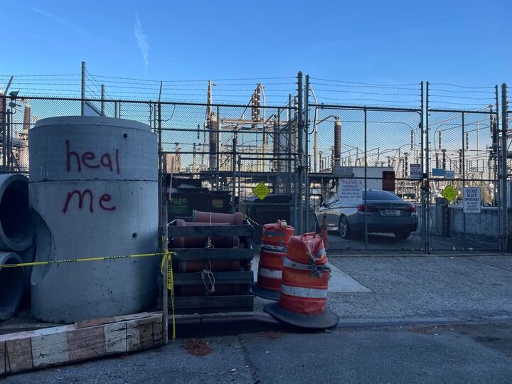 A Con Edison substation in Brooklyn's DUMBO neighborhood.
