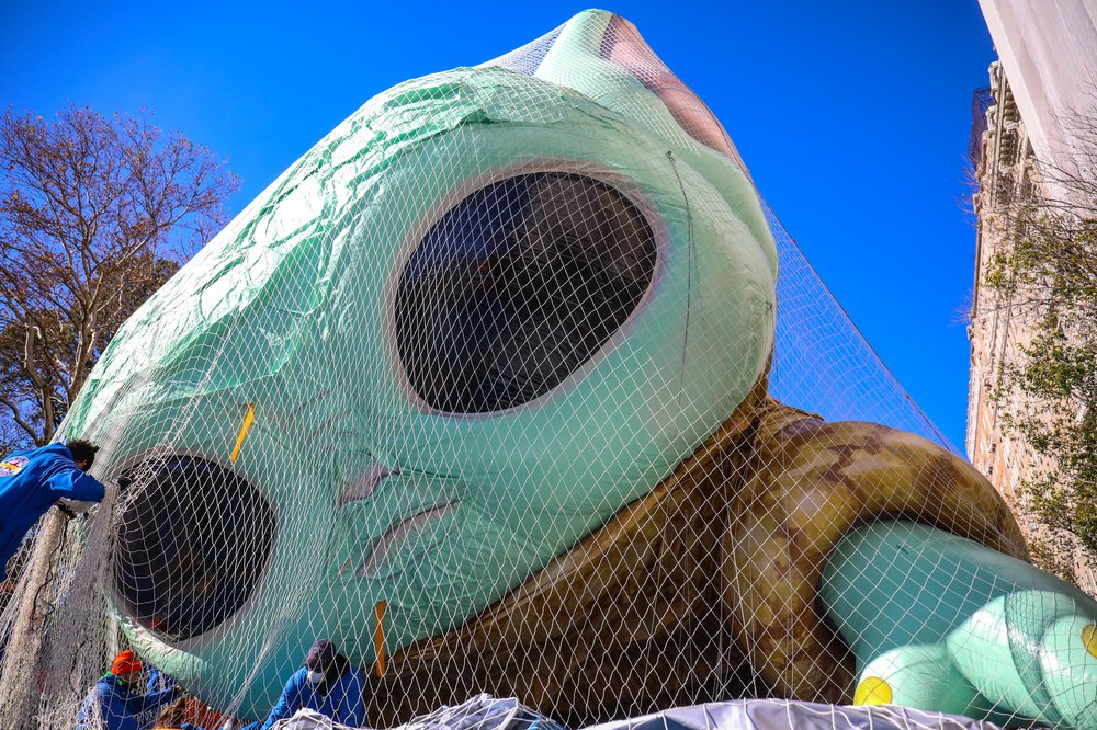 Thanksgiving Day Parade Balloon Inflation 2021 (Scott Lynch) Photographs of balloons being inflated for the parade