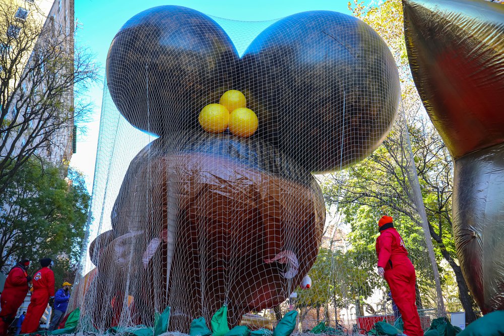 Thanksgiving Day Parade Balloon Inflation 2021 (Scott Lynch) Photographs of balloons being inflated for the parade