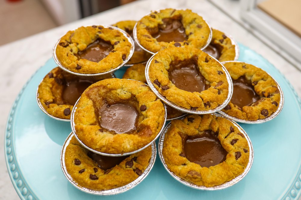 Janie's cookies Caramel Chocolate Chip Cookie Pies ($4.50 each)