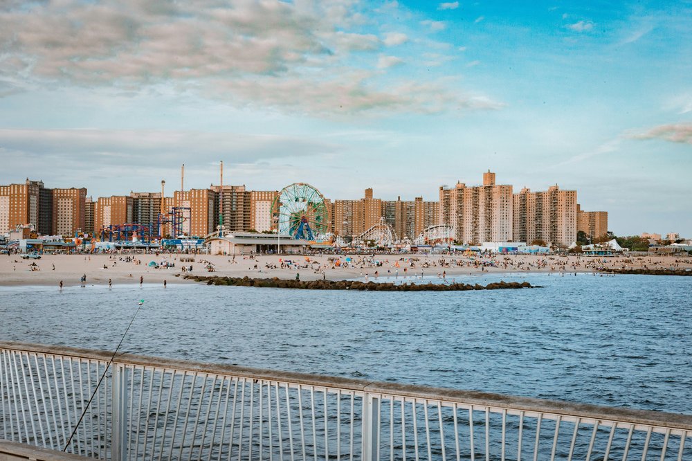 A view of Coney Island.