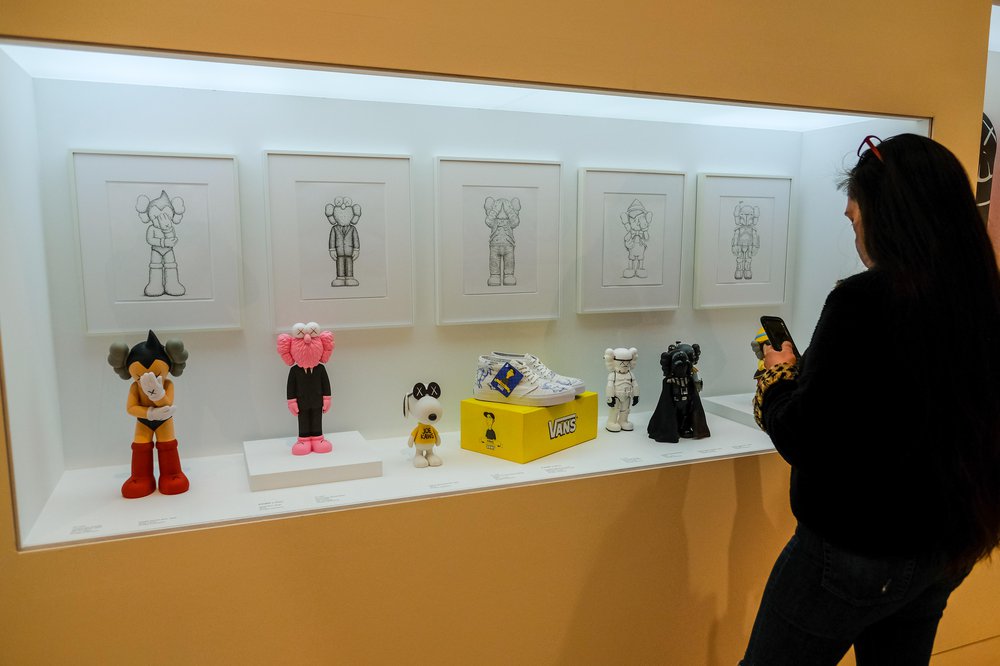 KAWS Brooklyn Museum Inside the KAWS exhibit at Brooklyn Museum
