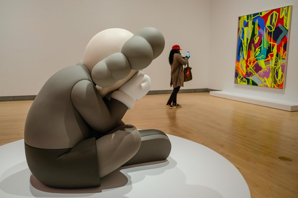 KAWS Brooklyn Museum Inside the KAWS exhibit at Brooklyn Museum