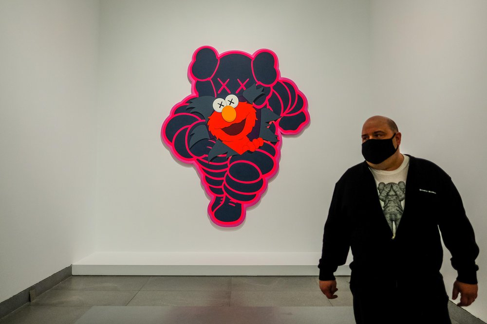 KAWS Brooklyn Museum Inside the KAWS exhibit at Brooklyn Museum